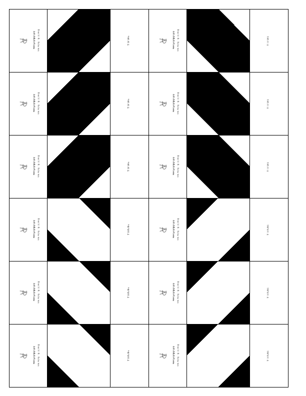 Truchet blocks