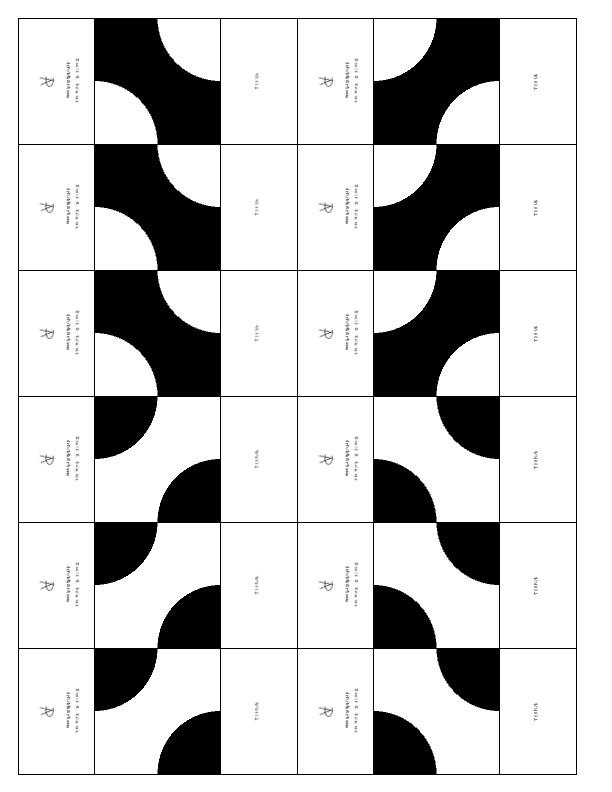 Truchet blocks